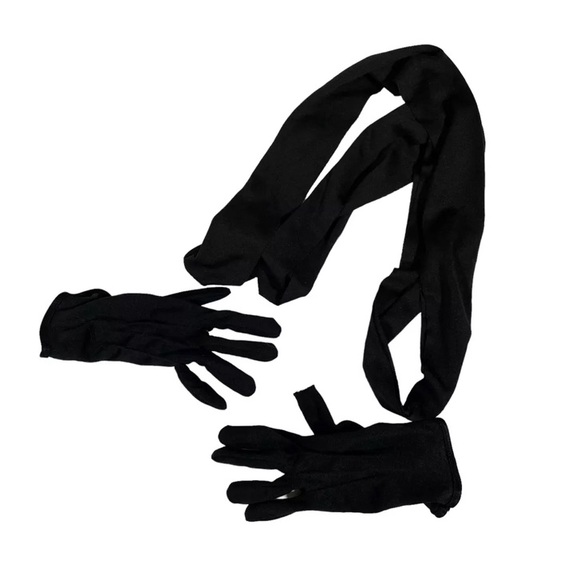 Black Terror Hooded Robe with Accessories - Picture 3 of 4